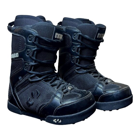 ThirtyTwo Prion Snowboard Boots Men's Size 9.5 Black Lace-Up 32 Winter Sports - Picture 1 of 9